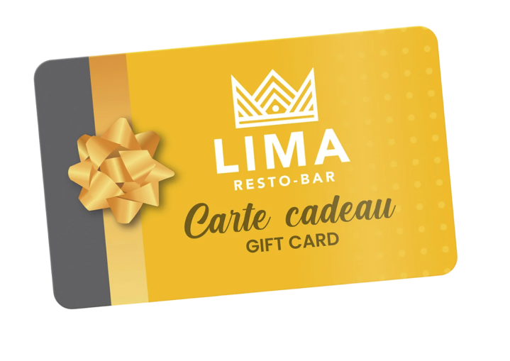 Gift card resto-bar Lima Québec